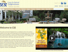 Tablet Screenshot of csecenter.org